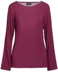 JUSTMINE - T-Shirt Viscose, Merino Wool, Elastane - Lyst