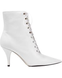 CALVIN KLEIN 205W39NYC Ankle Boots - White
