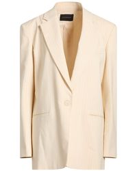 ANDAMANE - Ivory Blazer Viscose, Virgin Wool, Elastane, Polyester - Lyst