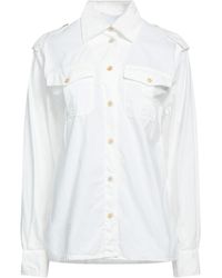 Damen Bekleidung Oberteile Hemden Erika Cavallini Semi Couture Andere materialien kleid in Weiß 