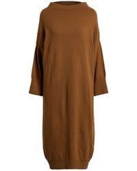 B.yu - Midi Dress Merino Wool, Viscose, Cashmere, Polyamide - Lyst