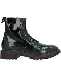 Moma - Dark Ankle Boots Leather - Lyst