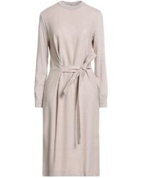 Peserico - Midi Dress Viscose, Wool, Merino Wool - Lyst