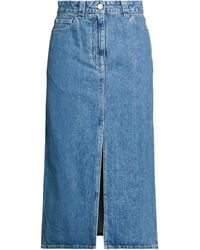 Sunnei - Denim Skirt Cotton - Lyst