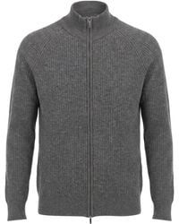 Barba Napoli - Cardigan Virgin Wool - Lyst