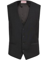 Iceberg - Charcoal Tailored Vest Polyester, Wool, Elastane, Viscose, Acetate - Lyst