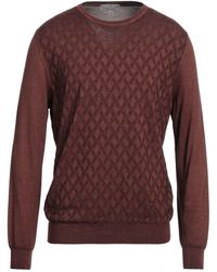 Canali - Sweater Wool, Silk - Lyst