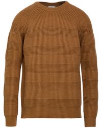 Altea - Camel Sweater Virgin Wool - Lyst