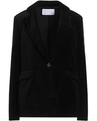 Harris Wharf London Andere materialien blazer in Schwarz Damen Bekleidung Jacken Felljacken 