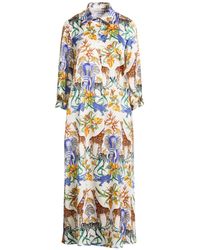 Shirtaporter - Midi-Kleid - Lyst