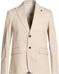 Officina 36 - Blazer Cotton, Linen - Lyst