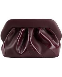 THEMOIRÈ - Bios -- Burgundy Clutch Textile Fibers - Lyst
