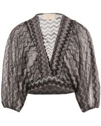 Kaos - Top Polyamide, Metallic Polyester, Polyester, Viscose - Lyst