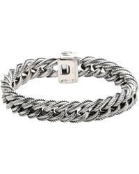 Ugo Cacciatori Chain & Cable Bracelet - Metallic