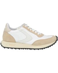 Valsport - Cream Sneakers Leather, Textile Fibers - Lyst