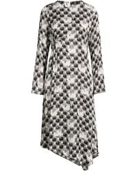 Manila Grace - Midi Dress Viscose - Lyst