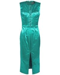 Elisabetta Franchi - Midi Dress - Lyst