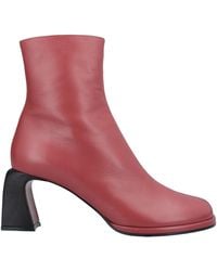 MANU Atelier Ankle Boots - Red