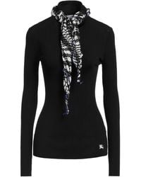 Burberry - Turtleneck Viscose, Polyamide, Elastane - Lyst