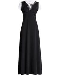 Moschino - Maxi Dress Polyester, Elastane, Cotton - Lyst