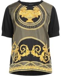 Versace - Top Virgin Wool, Silk - Lyst
