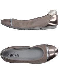 hogan ballerina flats
