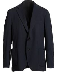 Lardini - Midnight Blazer Wool, Cotton, Polyester, Elastane - Lyst
