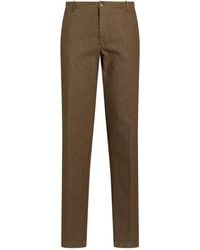 Etro - Khaki Pants Cotton, Viscose, Polyester - Lyst