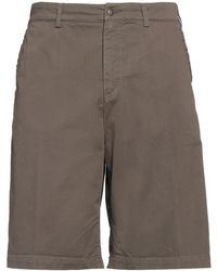 40weft - Khaki Shorts & Bermuda Shorts Cotton - Lyst