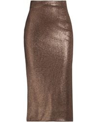 Siste's - Capsule Midi Skirt Nylon, Elastane, Metallic Fiber - Lyst
