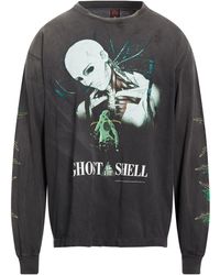Saint Michael - Charcoal T-Shirt Cotton - Lyst