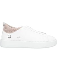 Date - Sneakers Leather, Textile Fibers - Lyst