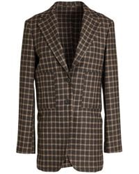 Lardini - Blazer Virgin Wool, Polyester, Viscose, Elastane - Lyst