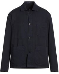 Drumohr - Midnight Jacket Cotton, Elastane - Lyst