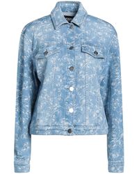 Mujer Ropa de Chaquetas de Chaquetas vaqueras Chaqueta vaquera Karl Lagerfeld de Denim de color Azul