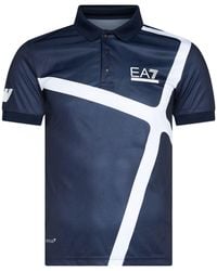 EA7 - Polo Shirt Polyester, Elastane - Lyst