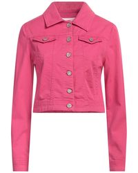 White Wise - Fuchsia Denim Outerwear Cotton, Elastane - Lyst