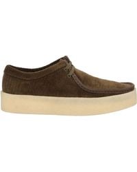 Clarks - Military Lace-Up Shoes Textile Fibers, Leather - Lyst