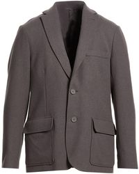 ARMANI EXCHANGE - Taupe Blazer Virgin Wool, Polyester, Acrylic, Polyamide, Viscose - Lyst