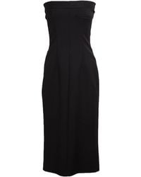 Nineminutes - Midi Dress Polyester, Viscose, Elastane - Lyst