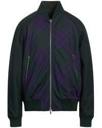Burberry - Jacket Cotton, Virgin Wool - Lyst