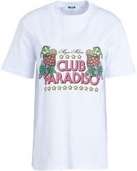 MSGM - T-shirt - Lyst