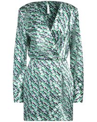 Imperial - Ivory Mini Dress Polyester, Elastane - Lyst