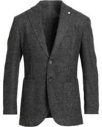 L.B.M. 1911 - Dark Blazer Wool, Polyester, Acrylic, Polyamide - Lyst