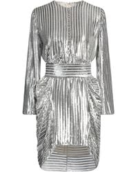 Sandra Mansour - Mini Dress Viscose, Silk, Metallic Fiber - Lyst