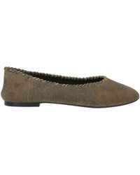 ARIZONA LOVE - Military Ballet Flats Leather - Lyst
