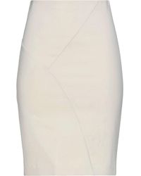 Patrizia Pepe Midi Skirt - White
