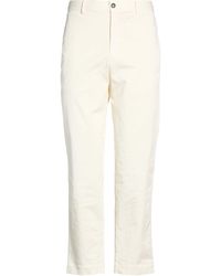 Grifoni - Ivory Pants Cotton, Elastane - Lyst