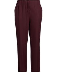 Xandres - Burgundy Pants Recycled Polyester, Viscose, Wool, Elastane - Lyst