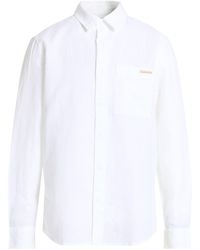 Calvin Klein - Shirt Linen, Cotton - Lyst